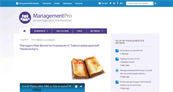 Desktop Screenshot of managementpro.nl