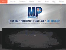 Tablet Screenshot of managementpro.com